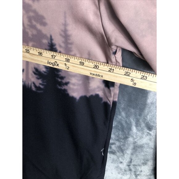 Noracora Womens Long Sleeve Button-Up Shirt With Forest Print - Picture 9 of 12